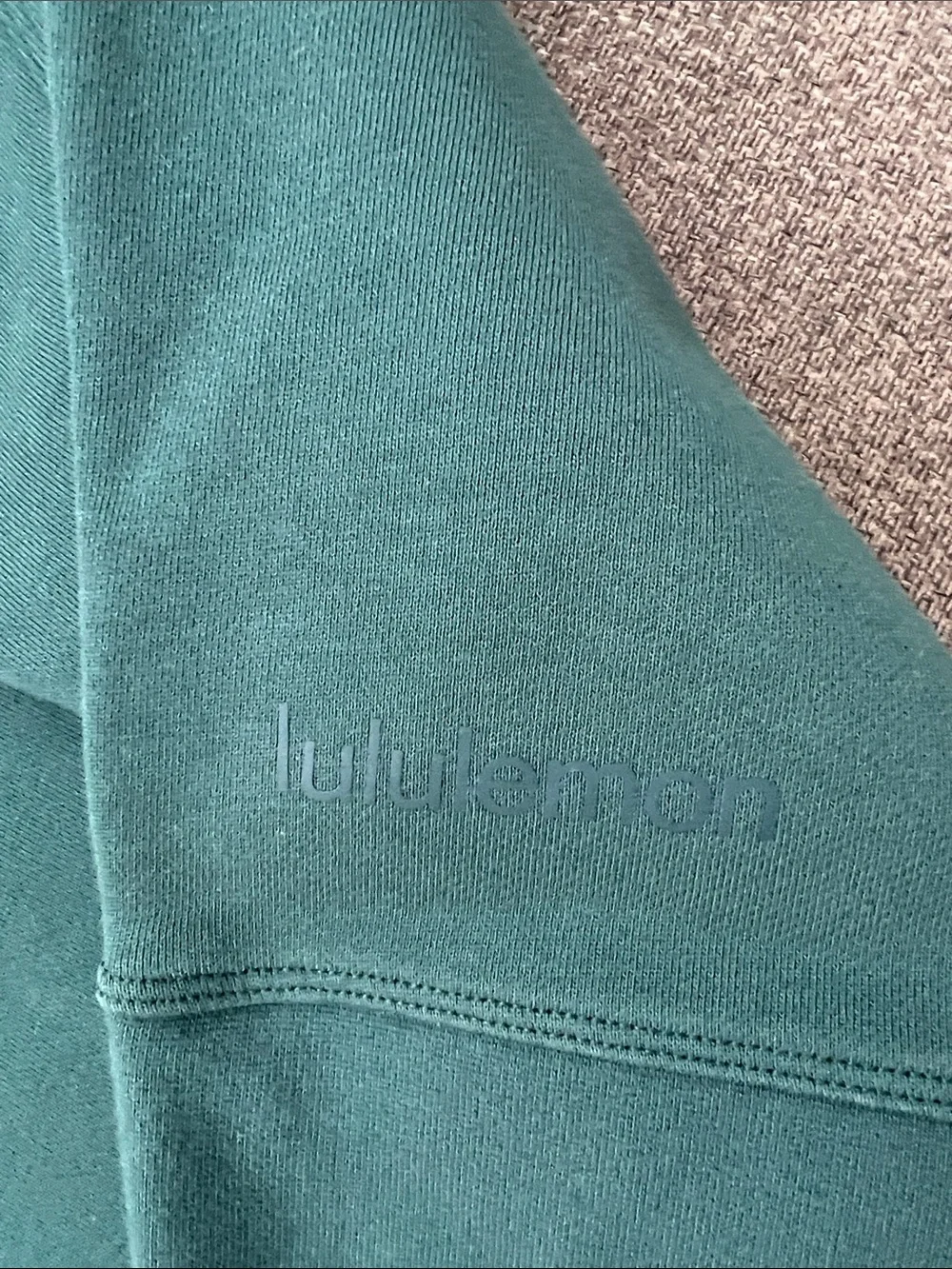 lululemon athletica Men's Crewneck Sweater in Teal Green